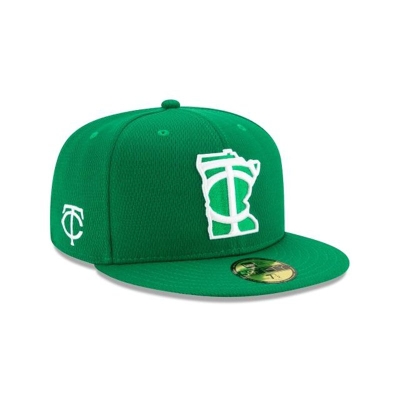 Minnesota Twins Gorra | New Era MLB St Patricks Day 59fifty Fitted Cap Mexico - Verdes
